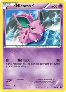Nidoran 43/116 Plasma Freeze Pokemon Card NM