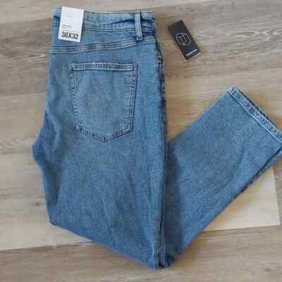 NWT Original Use Men's Blue Slim Taper Stretch Jeans Size 38X32