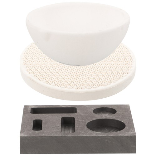 Metal Casting Gold Melting Kit Ingot Useful Crucibles Wear-