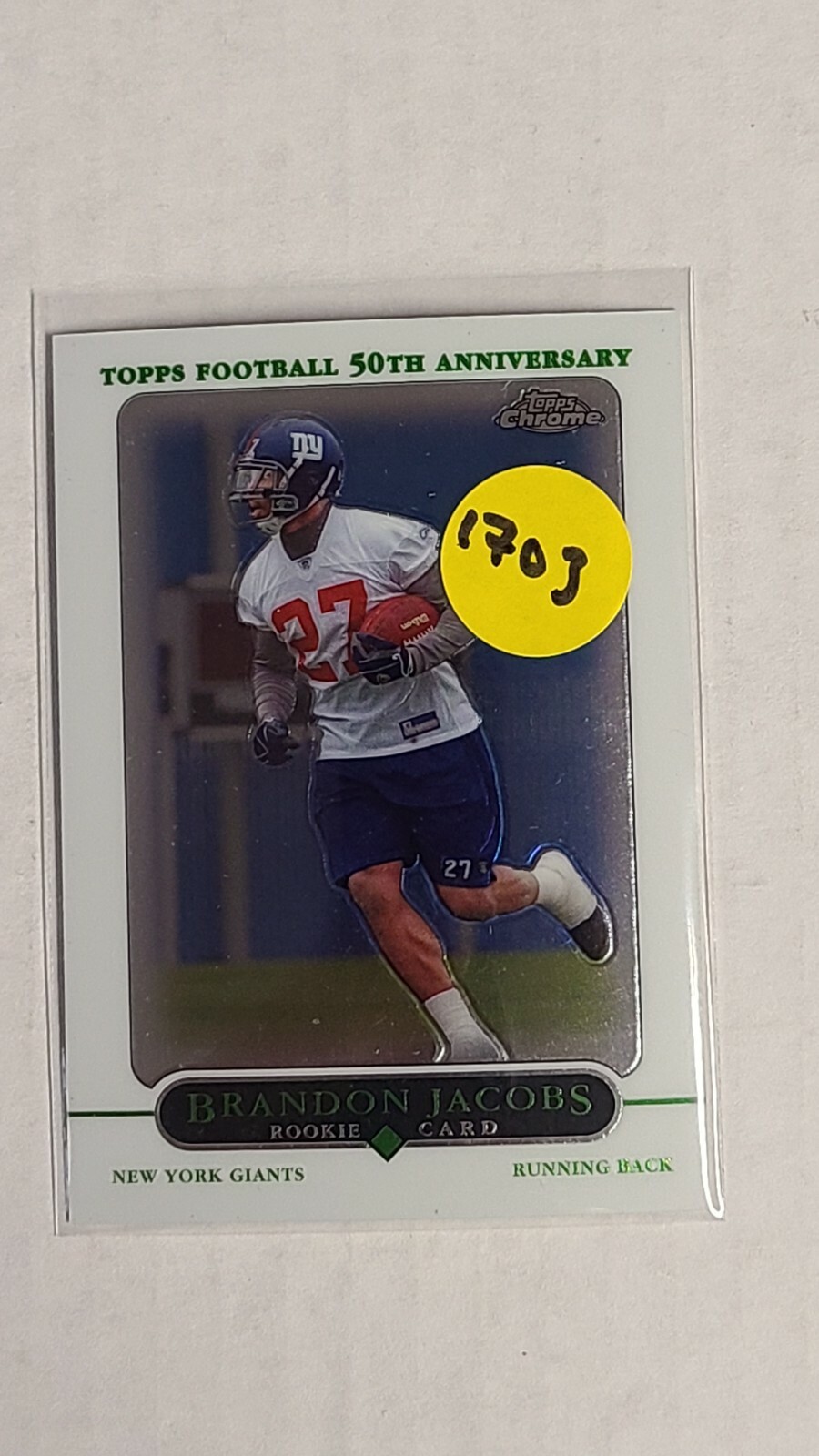 Brandon Jacobs 2005 Topps Chrome #216 RC