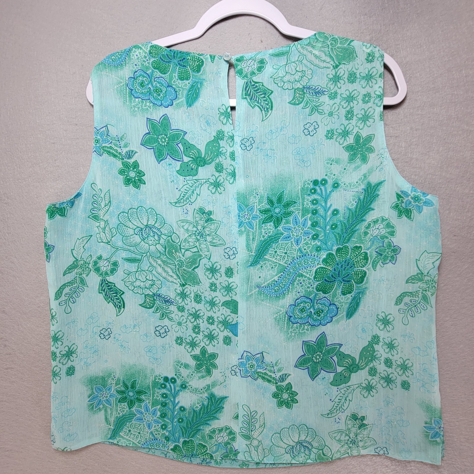 Pendleton Blue Lagoon Reversible Sheer Top Womens… - image 5