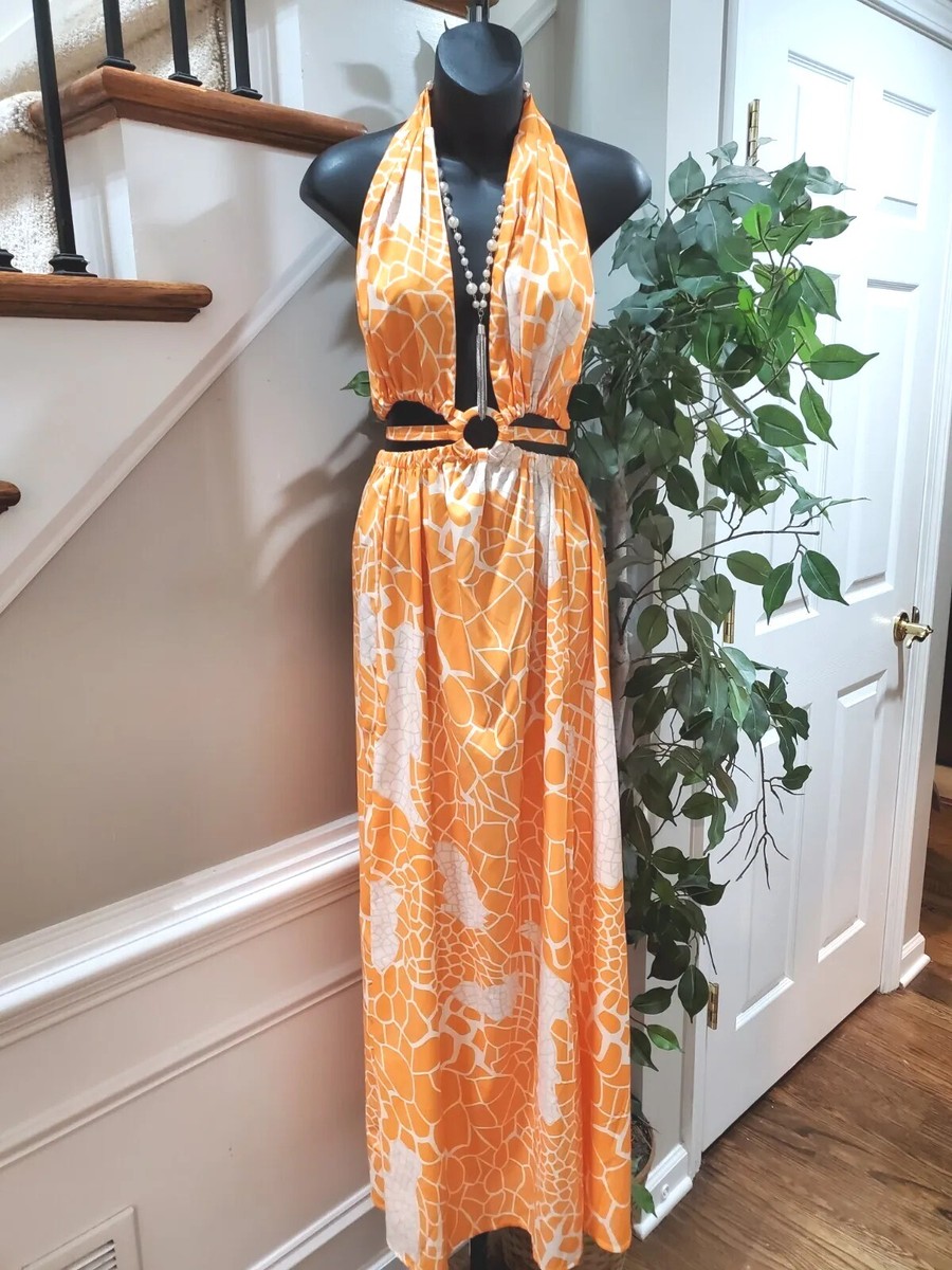 strapless open back dress Poly USA 9120 Fitted Embroidered Deep V-Neck Gown main image 0