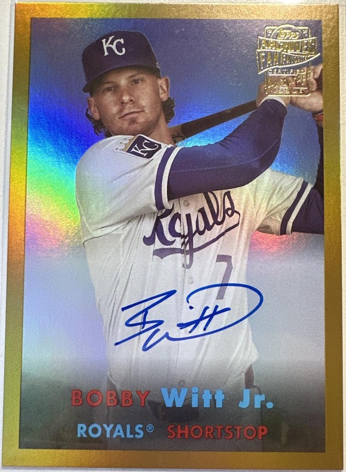 2024 Topps Archives - Bobby Witt Jr. #FF-BW for sale | eBay