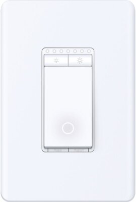 TP-Link - Tapo Smart Wi-Fi Light Dimmer Switch with Matter - White
