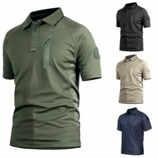 Mens Tactical T-shirt Quick Dry Combat Short Sleeve Military Army shirt New SPW