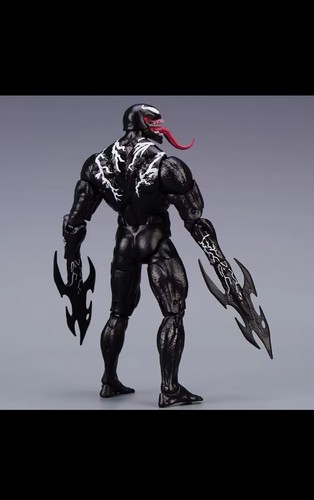 🕷️ Figurine d'Action Venom SHFiguarts - Modèle Collector 20cm | Hasbro | Sculpt - Picture 3 of 5