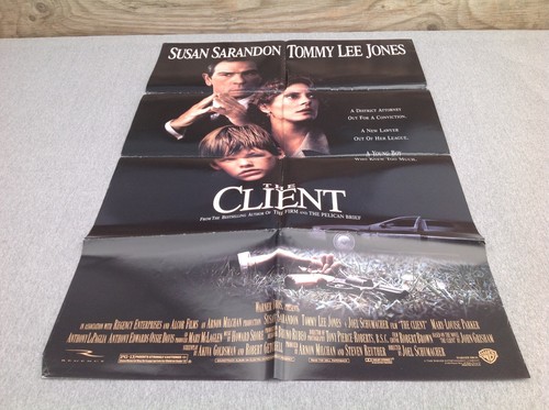 1994 The Client Original Movie House Full Sheet Poster