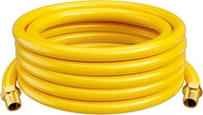 33 Ft 1/2" Flexible natural gas hose, CSST corrugated Stainless steel tubing