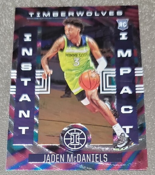 2020-21 Illusions Basketball Jaden Mcdaniels Instant Impact Rookie