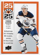 18/19 UPPER DECK SERIES 1 25 UNDER 25 Hockey (#U25-1 - U25-25) U-Pick From List