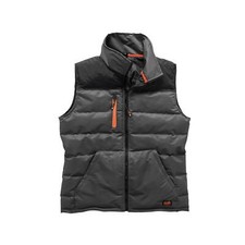 Scruffs Body Warmer Gilet - Grey Worker Bodywarmer Water Resistant - Sizes M