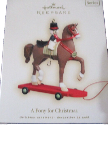 NEU 2008 HALLMARK ANDENKEN ORNAMENT EIN PONY ZU WEIHNACHTEN 11. IN SERIE - Bild 4 von 5