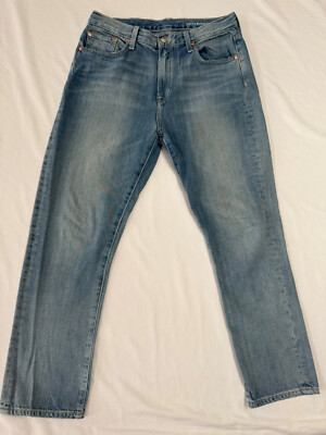Outerknown S.E.A. Jeans Dune High Rise Slim Fit Womens Size 29 Blue Denim USA