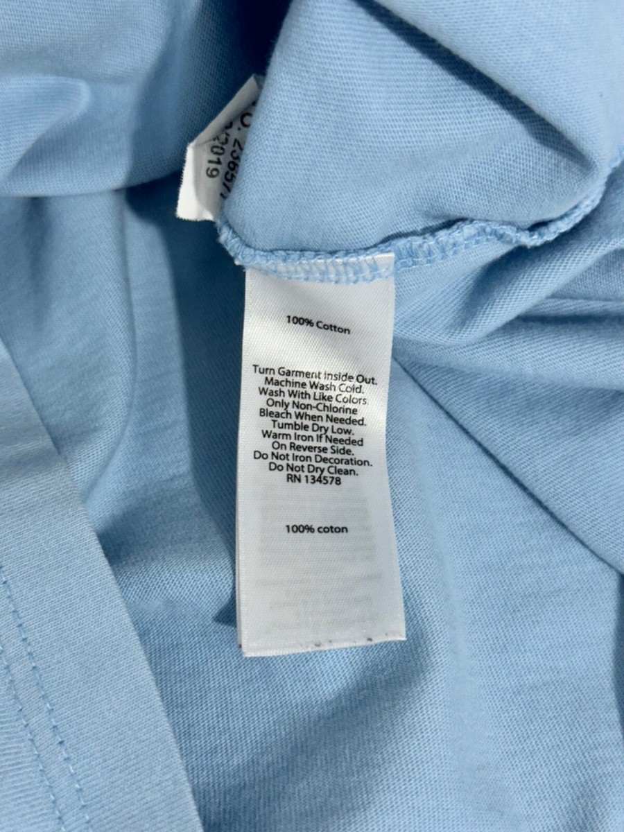 Vineyard Vines Mens T Shirt XS Cotton Blue Yeti Long Sleeve Crew