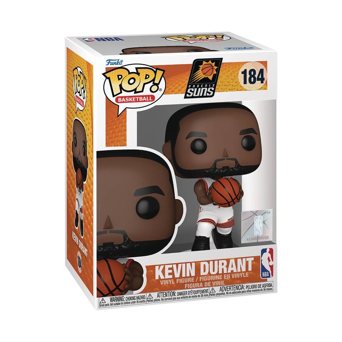 NBA POP フィギア　専用 Pop! NBA Phoenix Suns Kevin Durant #184 Vinyl Figure Funko