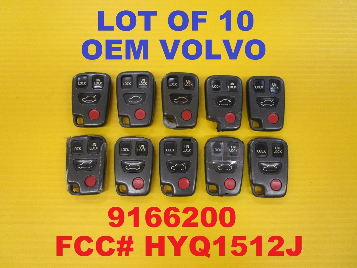 Lot of 10 OEM Used Volvo Keyless Remote Fob 9166200 HYQ1512J | eBay