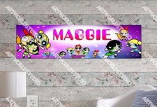 Personalized/Customized Powerpuff Girls Name Poster Wall Art Decoration Banner