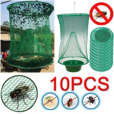 10Pcs The Ranch Fly Trap Outdoor Fly Trap Killer Bug Net Cage Perfect for Horses