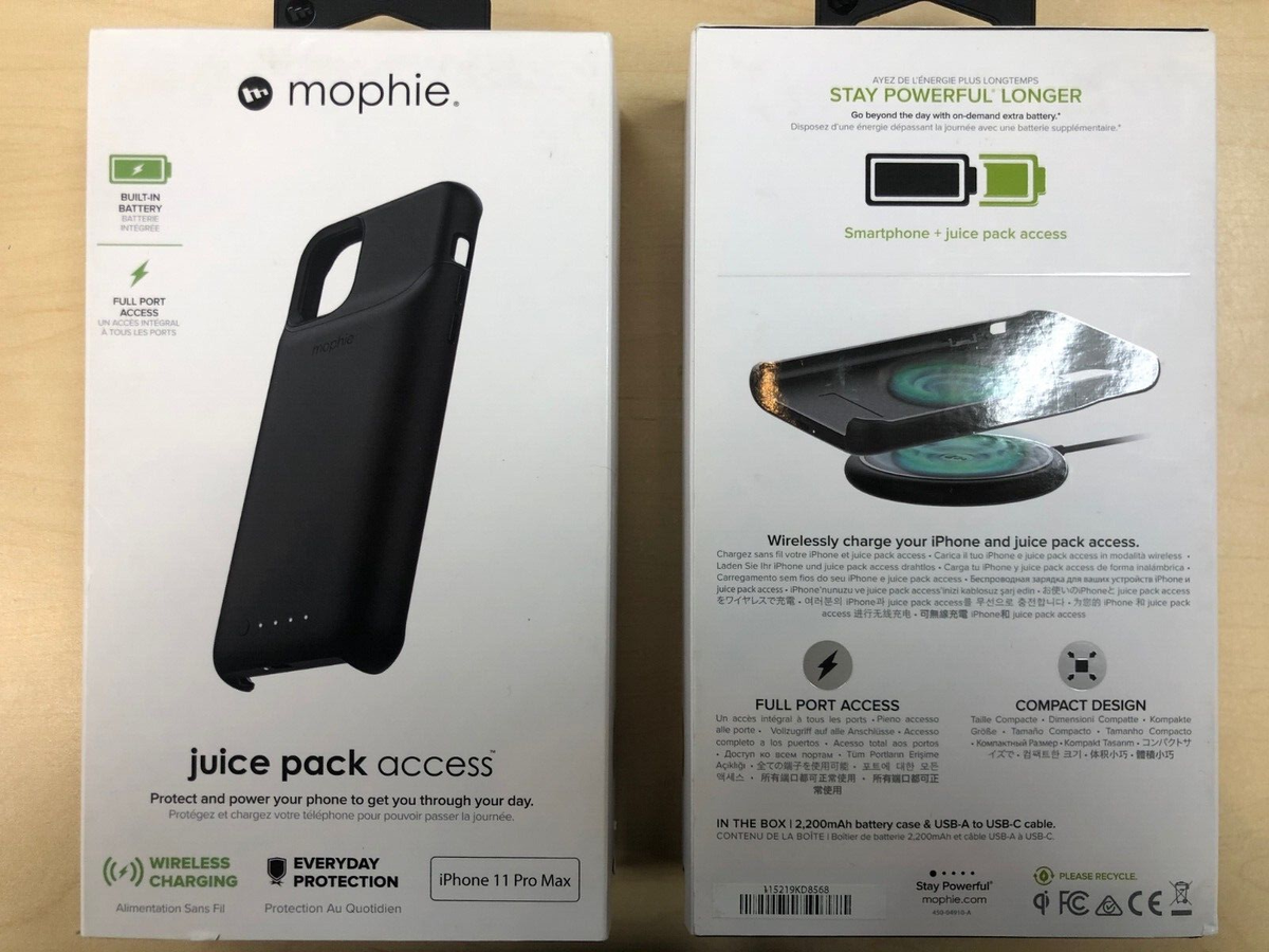 OEM Mophie Juice Pack Battery Case for iPhone 11 Pro Max Black