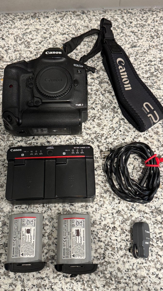 Canon EOS-1D X Mark II MP Digital SLR Camera Body and Extras