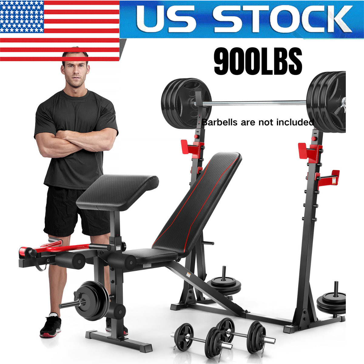 Leg Extension Weider 140 Weight Bench Adjustable Bench Bench Press
