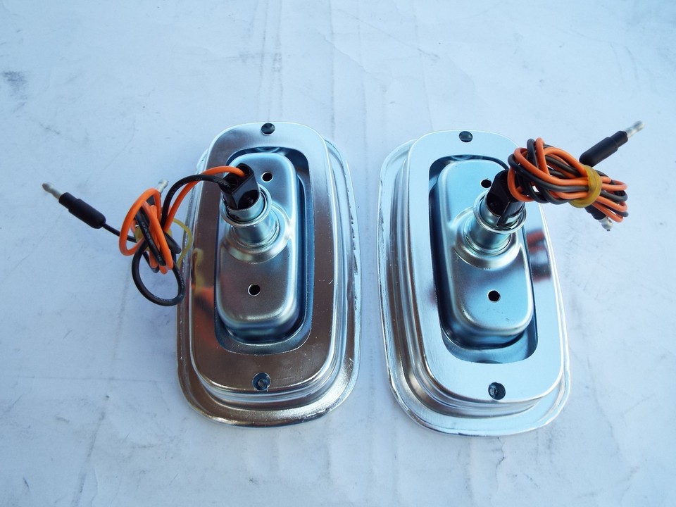 Red Bowtie Tail Light Set For 1960-1966 Chevy Truck - Includes Lenses, Bezels & Housings 5 thumbnail image