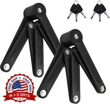 Los candados antirrobo 8mm para bicicletas se pueden plegar con llave NUEVO US