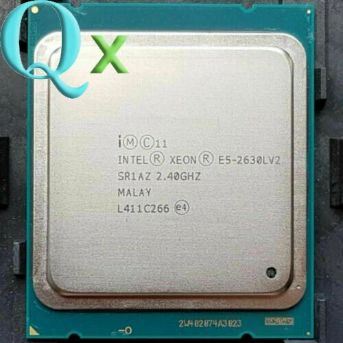 Intel Xeon E5-2630L V2 LGA2011 Server CPU Processor SR1AZ 2.4Ghz 6 core 15Mb - Image 2 of 2