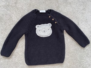 baby boy black jumper