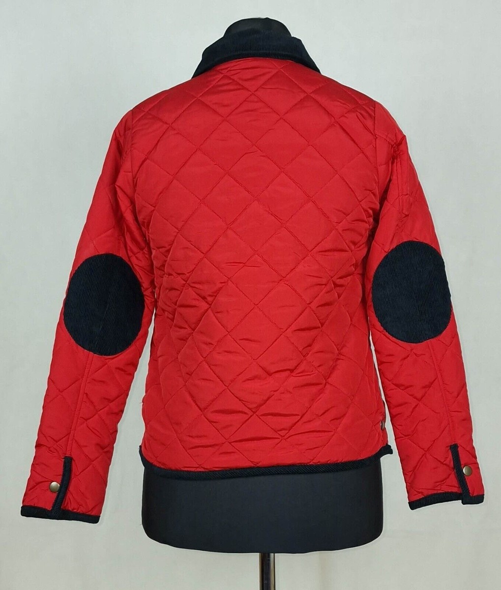WOMENS JACK WILLS JACKET ZIP QUILTED SIZE UK 8-10 ( LABEL 10