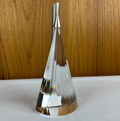 Perfect Swarovski Selection SOLIFLOR 7'' Crystal bud vase with all boxes