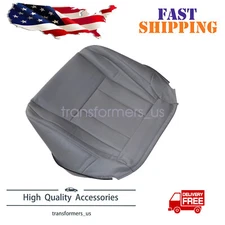 For 1996 1997 1998 1999 Toyota 4Runner Driver Bottom Leather Seat Cover Gray