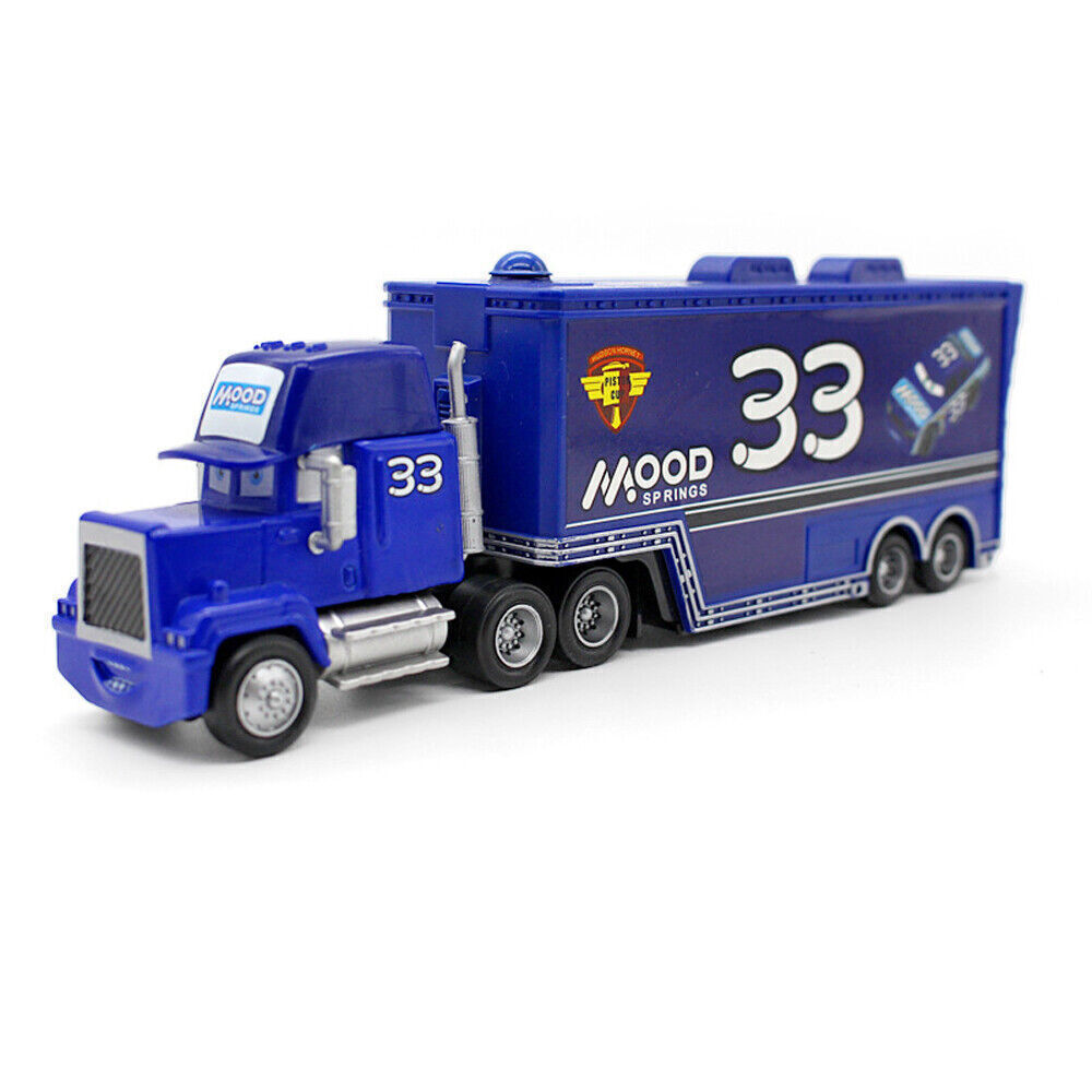 Lightning McQueen Mack Hauler Truck & Car Disney Pixar Gift Cars Set Model Toys - Picture 257 of 288