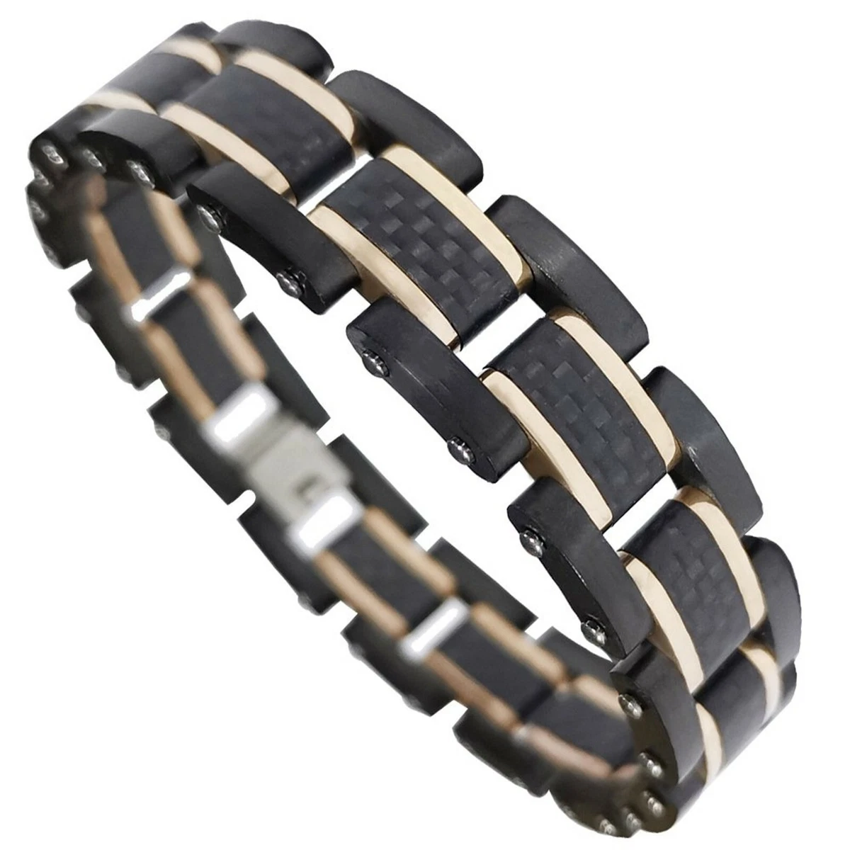 Mens rose gold cuff bracelet cheap