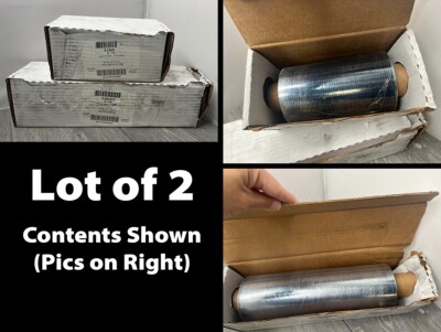Lot/2 Anchor 6''x5'' (625 Sq Ft) / 11''x11'' (1428 Sq Ft) Perf-To-Tear Cling Film