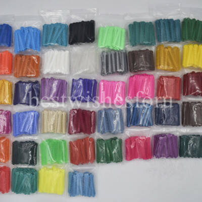 Dental Orthodontic Ligature Ties Elastic Bands Braces 1040 pcs/pack 44 Colors