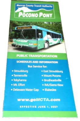 JUNE 2007 MONROE COUNTY PENNSYLVANIA TRANSIT AUTHORITY POCONO PONY