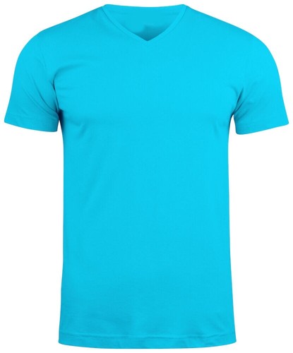 Taglie Forti Uomo Oversize T-Shirt Maglietta Scollo V Cotone Fino 6XL No Maxfort - Picture 5 of 10