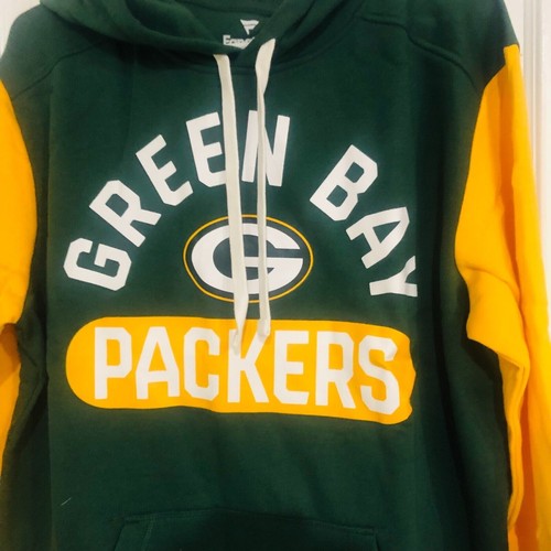 Green Bay Packers Fanatics Branded Extra Point Pullover Hoodie Green Large NWT - 第 4/8 張圖片