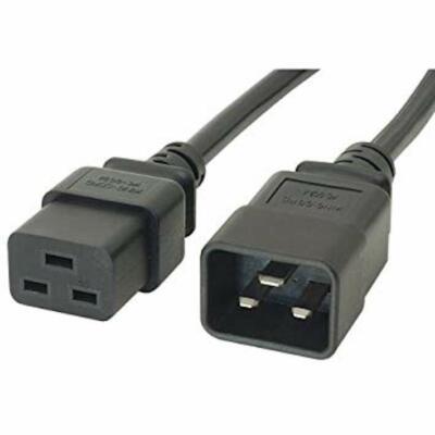 8121-0802 I HP Black 2.5m 8.2ft Jumper Cord- C20 (M) Connector to C19 (F)