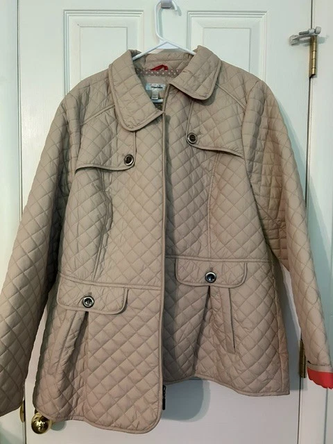 Dressbarn Tan Barn Coat NWOT 2x