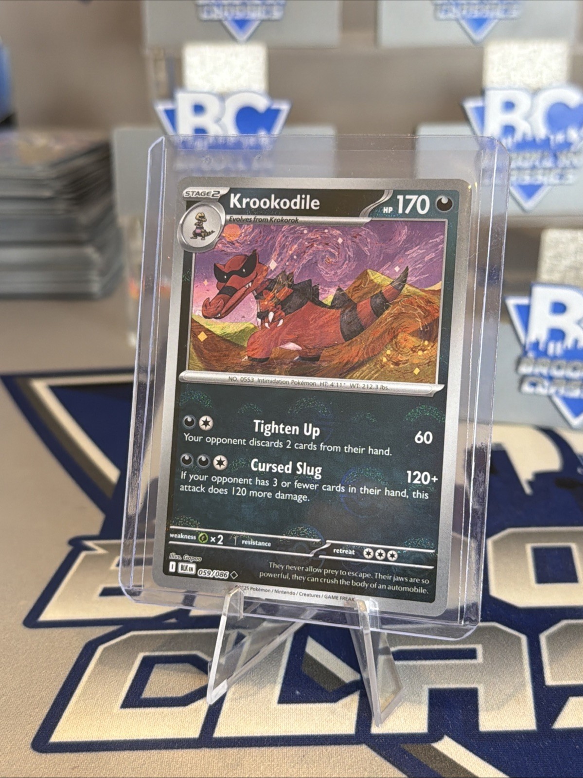 Krookodile, 059/086 - Pokemon TCG - Poke Ball Pattern - Sv: Black Bolt | NM EN