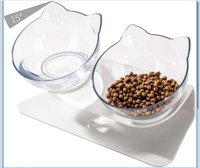 Double Elevated Cat Bowls Box M K4