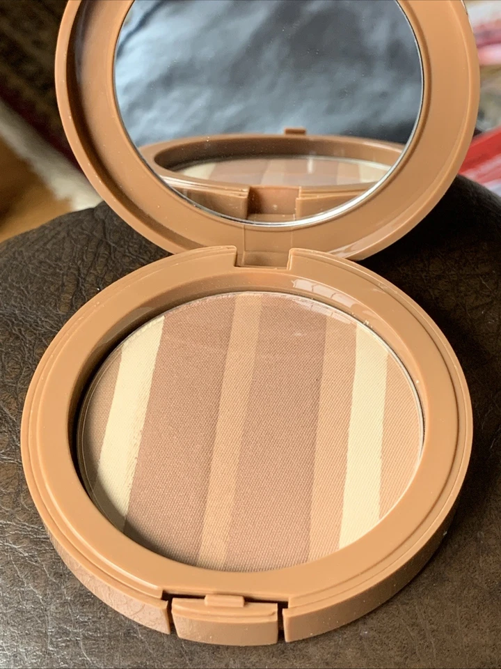 2~TUSCAN SUN Bronzer/Highlighter/Contour/Foundation Powder Compact-Belle Beauty - Image 2 of 4