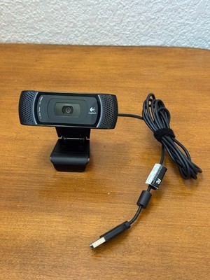 Logitech Webcam HD 1080P USB Carl Zeiss Tessar V-U0017 PC Video Camera Chat
