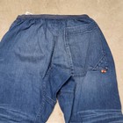 Life Nature Love Jeans Sz L  x 28 Blue Denim Elastic Waist Pockets 100% Cotton — photo 5