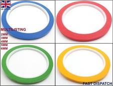 1x 2-6mm Precision Model Thin Masking Tape Fine Line Nail UK