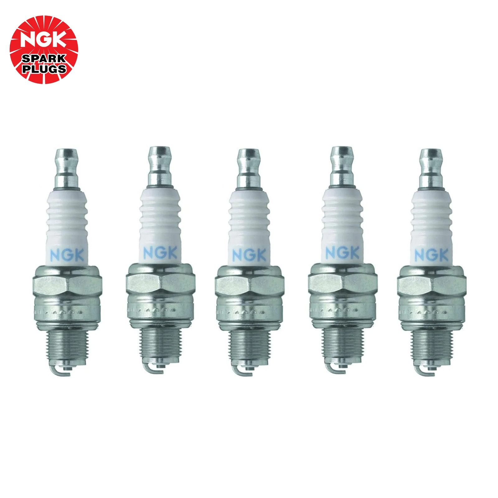 5x NGK 1223 CMR6A Spark Plug Nickel 10mm Small Engine Resistor