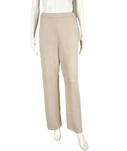 ST. JOHN COLLECTION Santana Knit Pants Straight Leg Tan/Beige Size 6 - NTSF
