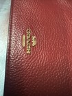COACH 1941 Red Corner Zip Wristlet Crossgrain Leather ~ Style 58032 ~ NWT — photo 2